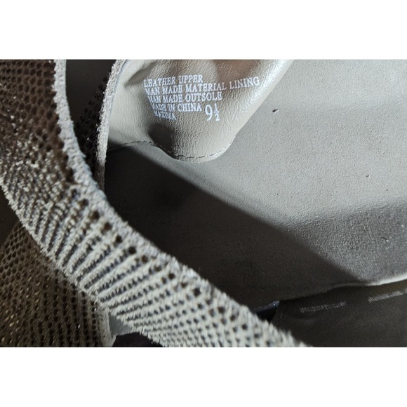 Yellow Box Maxima‎ Slip On Sandals Flip Flops Womens Size 9.5 Leather Rhinestone - Picture 13 of 15